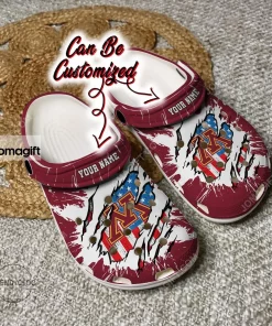 Custom Minnesota Golden Gophers Ripped American Flag Crocs Clog Shoes 2