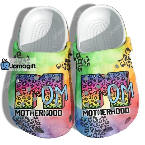 Custom Mom Motherhood Hippie Crocs Clog Shoes