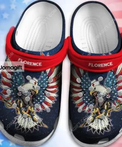 Custom Name American Eagle 4Th Of July Crocs Shoe