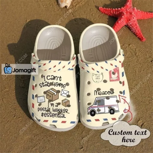 Custom Name Cant Stay Home Crocs Shoes