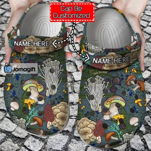 Custom Name Gardener Mushroom Collection Pattern Crocs Shoes