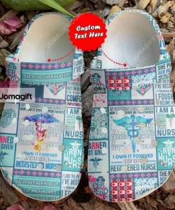 Custom Name  Nurse Registered Nurses Crocs Shoes