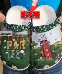 Custom Name Sport Golf Lets Par-Tee Crocs Shoes