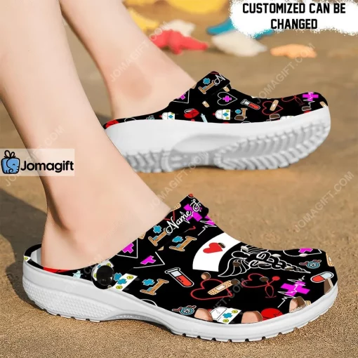 Custom Nurse Enjoy Life Crocs Clog Shoes