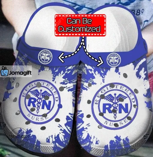 Custom Nurse Love Nurse Rn Best Gift For Registered Ideas Symbol Crocs Clog Shoes