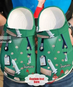 Custom Nurse Pride Crocs Clog Shoes 1