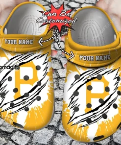 [Personalized] Pittsburgh Pirates American Flag Crocs Gift