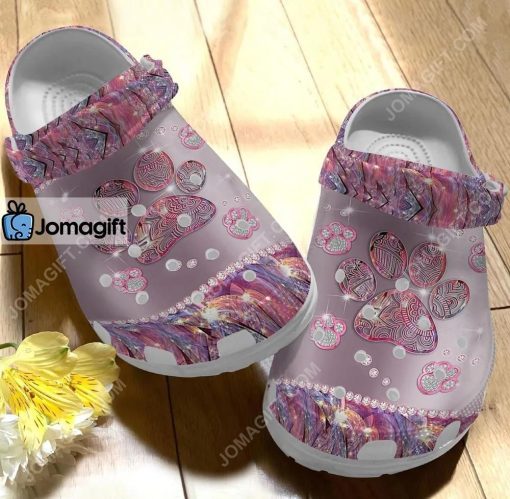 Custom Paw Bling Baby Cat Crocs Clog Shoes