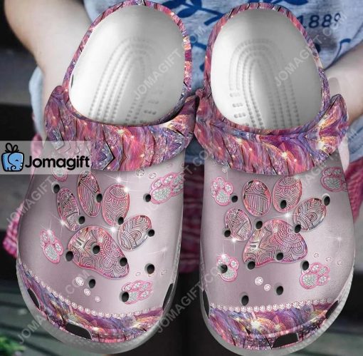 Custom Paw Bling Baby Cat Crocs Clog Shoes