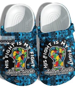 Custom Pround Autism Uncle Crocs Clog Shoes