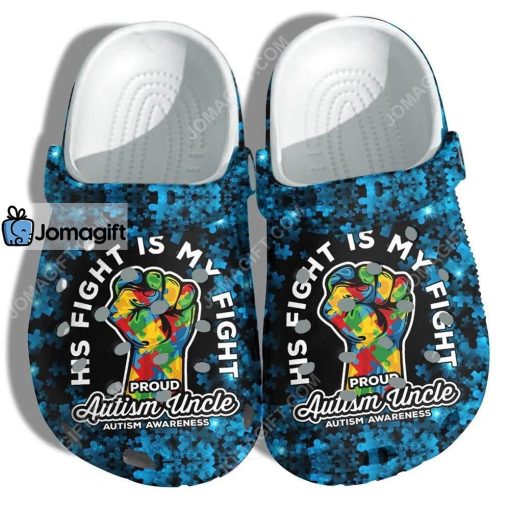 Custom Pround Autism Uncle Crocs Clog Shoes