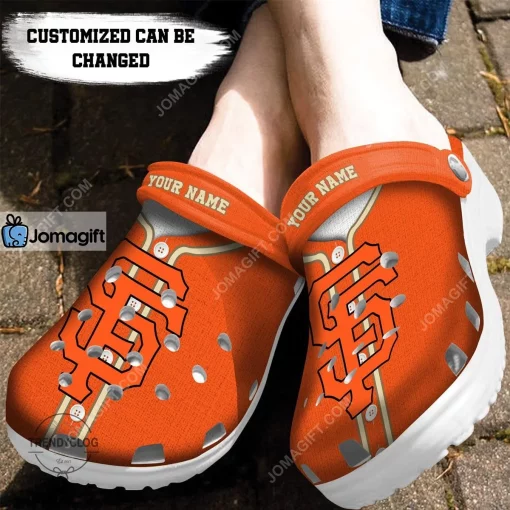Custom San Francisco Giants Baseball Jersey Style Crocs Clog Shoes