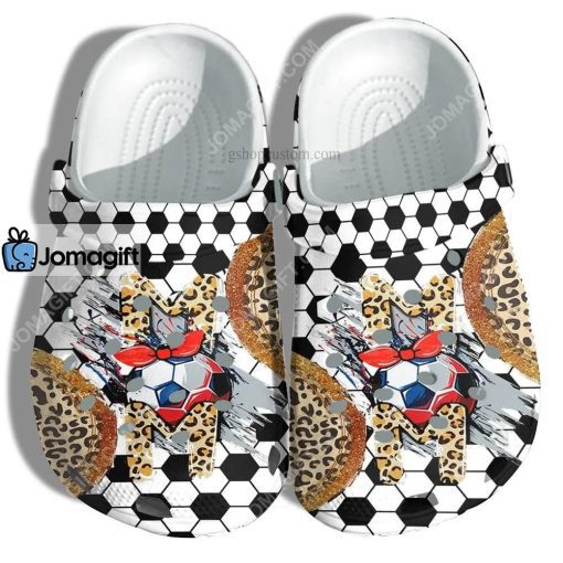 Custom Soccor Mom Twinkle Leopar Style Crocs Clog Shoes