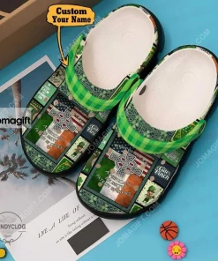 Custom St Patrick Irish Pride Crocs Clog Shoes 1