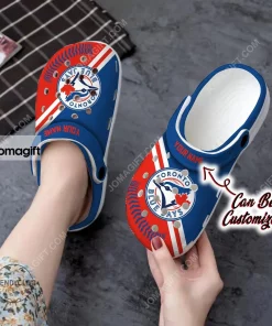 Custom Toronto Blue Jayss Baseball Logo Team Crocs Clog Shoes 1