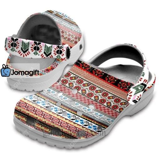 Custom Vintage Boho Native Culture Crocs Clog Shoes