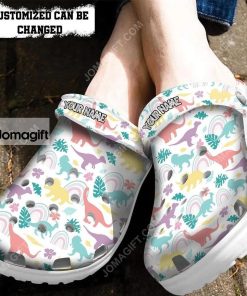 Cute Dinosaur Patterns Crocs Clog Shoes