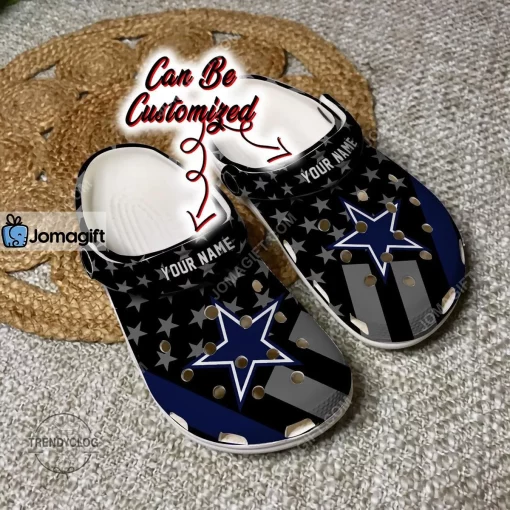 Dallas Cowboys Star Flag Crocs Clog Shoes
