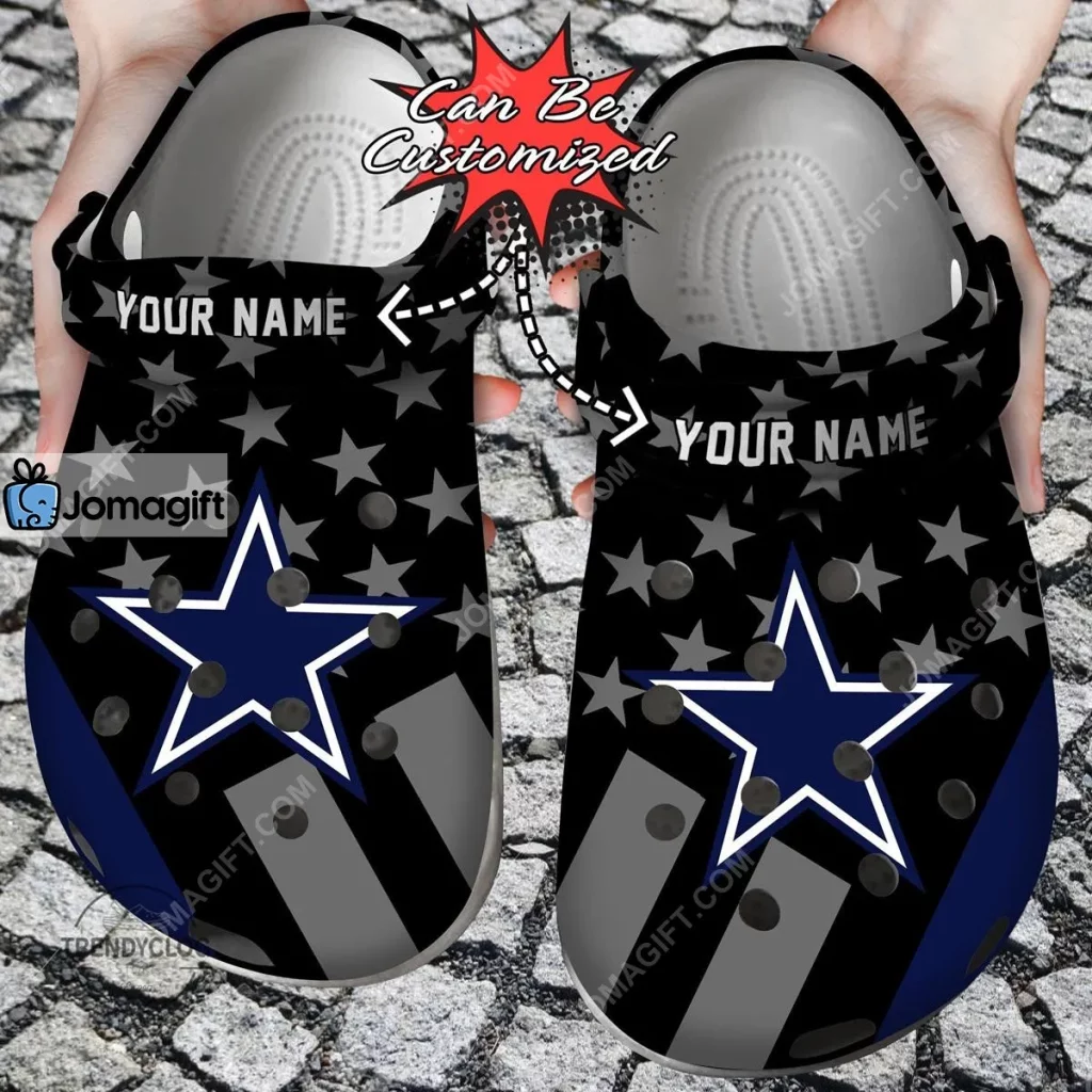 Dallas Cowboys Star Flag Crocs Clog Shoes