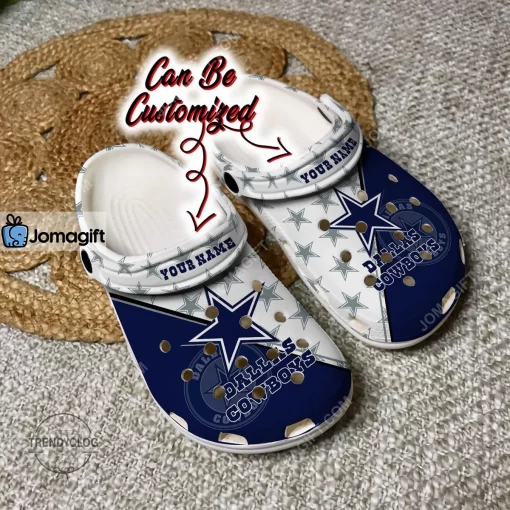 Dallas Cowboys Team Pattern Crocs Clog Shoes