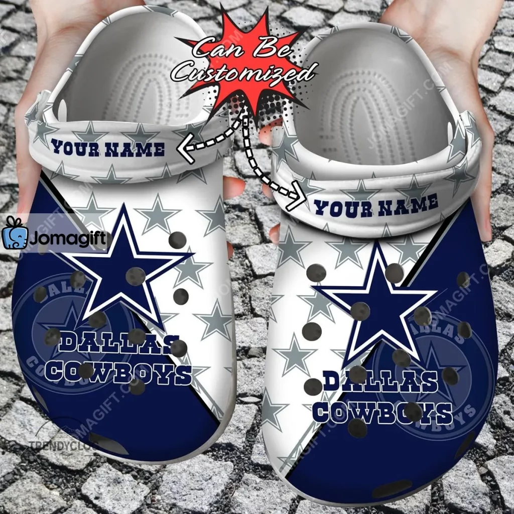 Dallas Cowboys Team Pattern Crocs Clog Shoes