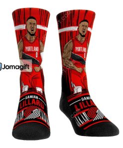 Damian Lillard Portland Trail Blazers Big Shot Socks