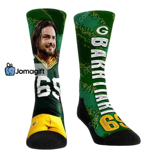 David Bakhtiari Green Bay Packers Big Player Socks