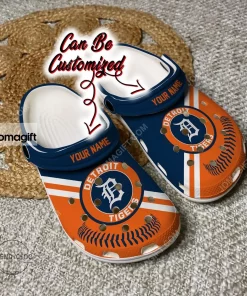 Detroit Tigers Baseball Logo Team Crocs Clog Shoes 2