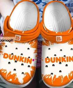 Dunkin Donuts Coffee Drink Art Crocs Shoes