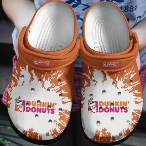Dunkin Donuts Coffee Drink For Man Crocs Clog Shoes
