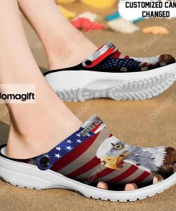 Eagle America Flag Veterans Gift Crocs Clog Shoes 2