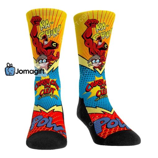 Fairly Oddparents Crimson Chin And Cleft Socks