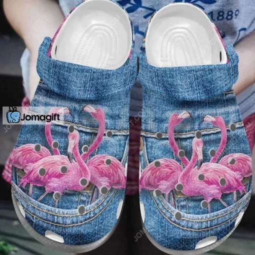 Flamingos Jean Crocs Shoes