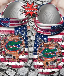 Florida Gators American Flag New Crocs Clog Shoes 2