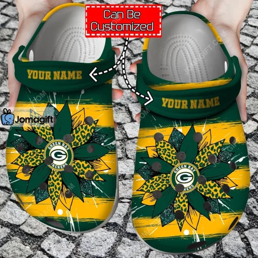 Football Spirit Sunflower Crocs Clog Shoes