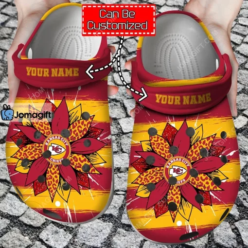 Football Spirit Sunflower Crocs Clog Shoes