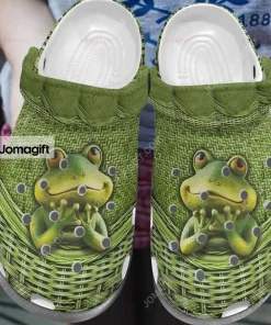 Frog In The Basket Crocs Shoes