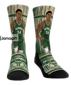 Giannis Antetokounmpo Milwaukee Bucks Big Shot Socks