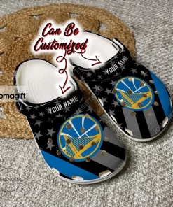 Golden State Warriors Star Flag Crocs Clog Shoes