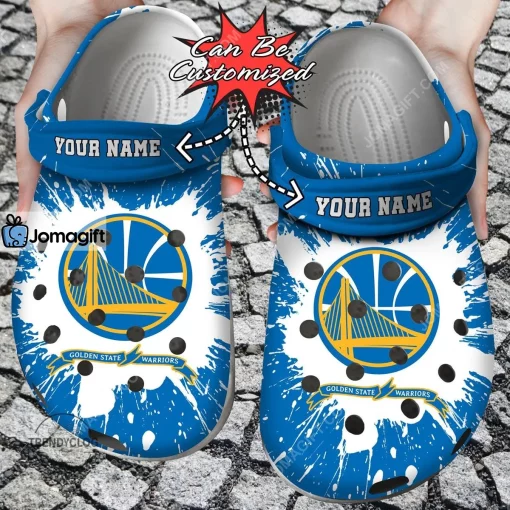 Golden State Warriors Team Crocs Clog Shoes
