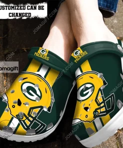 Green Bay Packers Helmets Crocs Clog Shoes 1
