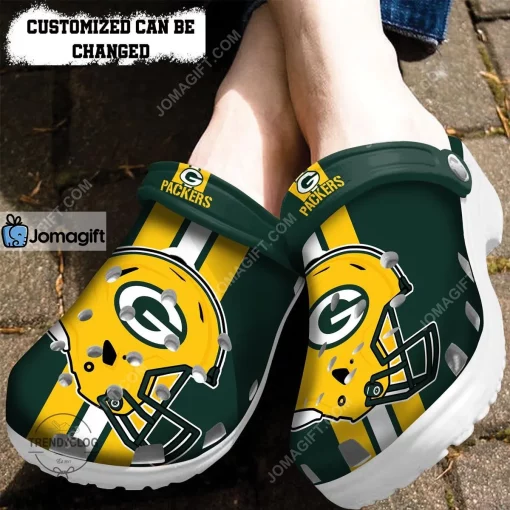 Green Bay Packers Helmets Crocs Clog Shoes