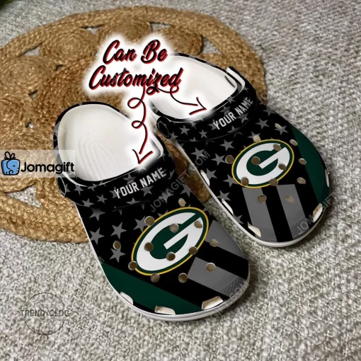 Green Bay Packers Star Flag Crocs Clog Shoes