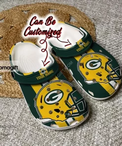 Green Bay Packers Team Helmets Crocs Clog Shoes 1