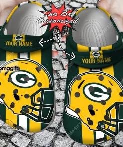 Green Bay Packers Team Helmets Crocs Clog Shoes 2