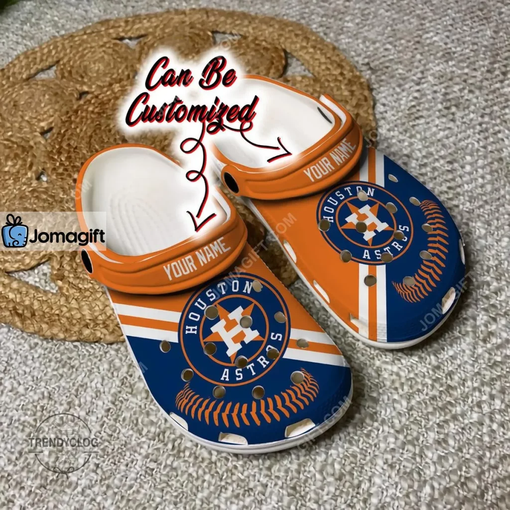 Houston Astros Baseball Logo Team Crocs Clog Shoes 2
