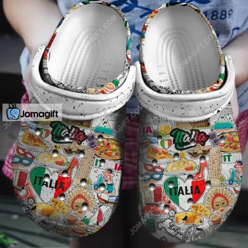 Italian Symbols Crocs Shoes