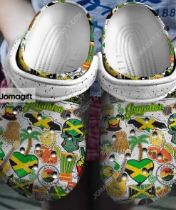 Jamaican Symbols Crocs Shoes