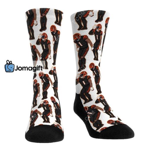 Jamarr Chase Cincinnati Bengals Griddy Socks