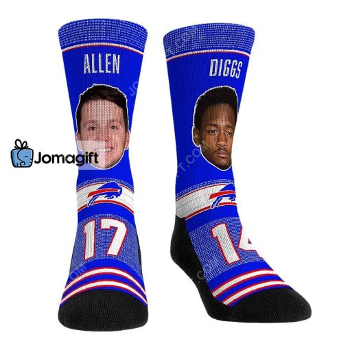 Josh Allen Stefon Diggs Buffalo Bills Teammates Socks